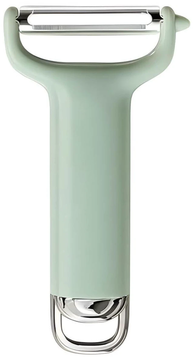 Main image of Mint Green Vegetable Peeler, Stainless Steel Blade, Ergonomic Y-Handle, Multi-Purpose for Potatoes, Carrots, Fruits, Kitchen Tool