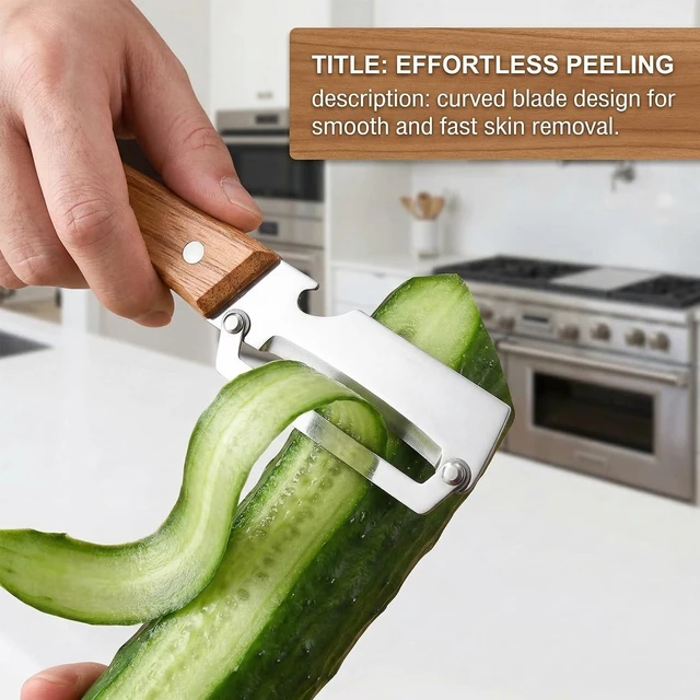 Alt view image 4 of 6 - Multifunctional Vegetable Peeler Swivel Blade For Fruit Veggie Peeling | Sharp Stainless Steel Blade, Can Open Bottles, Ergonomic Grip