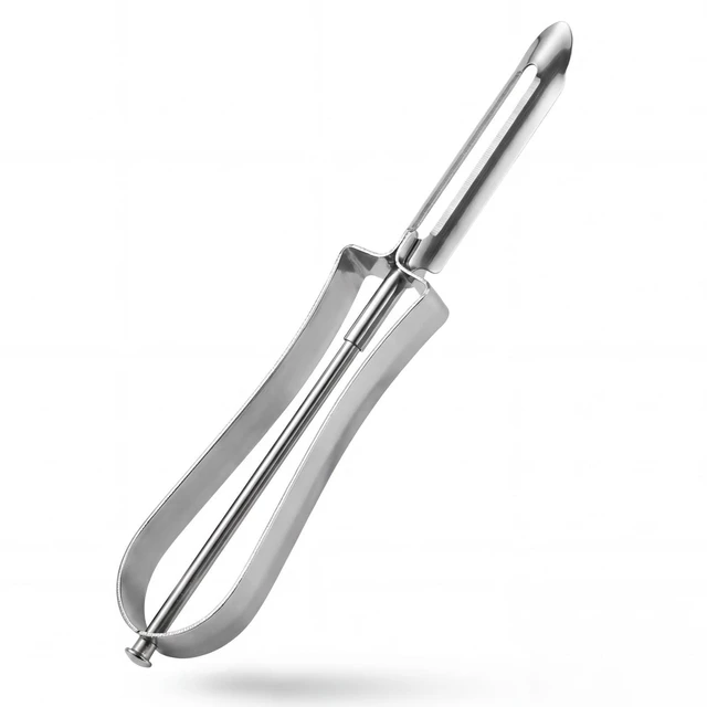 Main image of Stainless Steel Vegetable Peeler, Ergonomic Swivel Blade Potato Peeling Tool