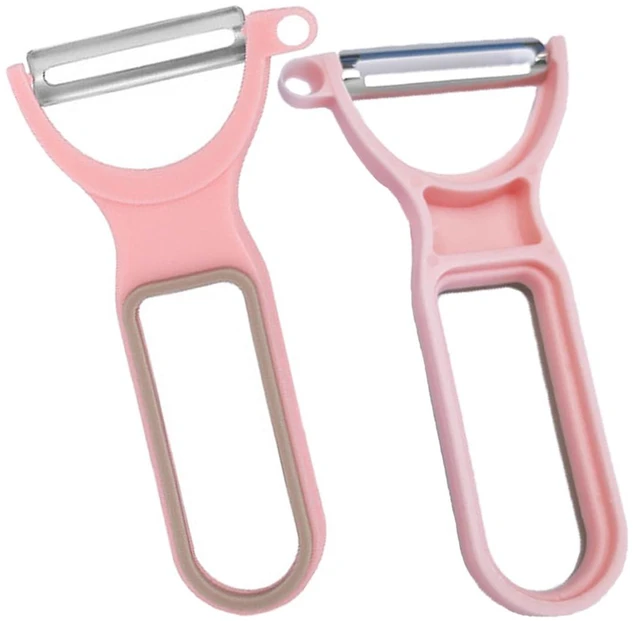 Main image of Vegetable Peeler, Fruit Peeling Blade, Pink