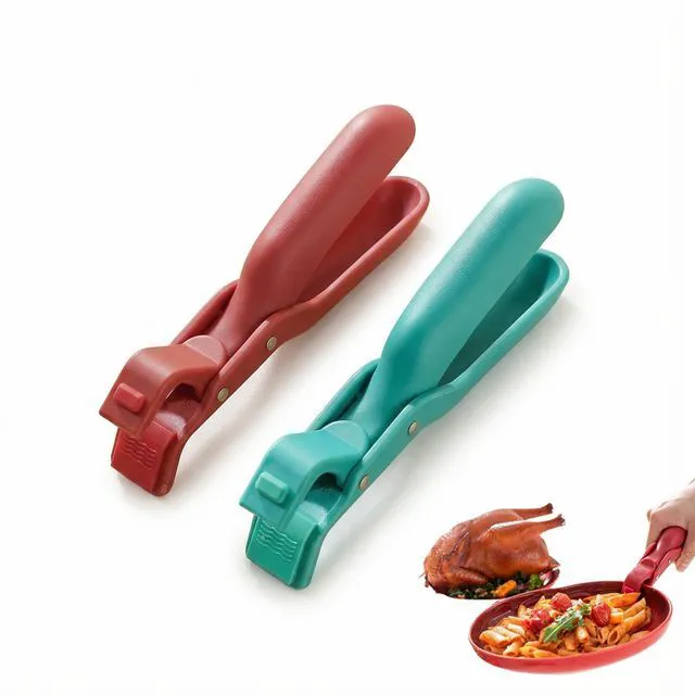 Main image of 2PCS New Upgrade Multi-Purpose Anti-Scald Bowl Clip Set Silicone Non-Slip Heat Insulation Gripper, Hot Bowl/Dish/Plate/Pan Tongs for Microwave Oven, Kitchen Utensil