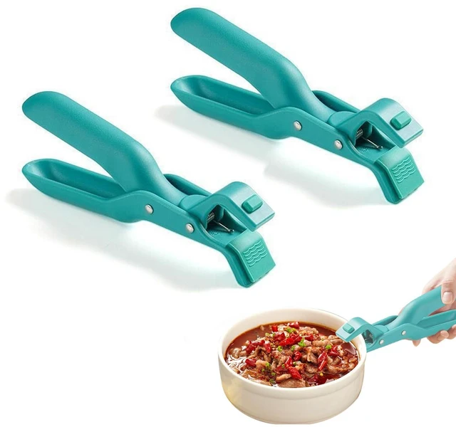 Main image of 2 Pcs Multi-Function Anti-Scald Bowl Clip,Hot Plate Gripper,Silicone Anti Hot Plate Holder,Anti Scald Bowl Holder Clip,Plate Gripper,Bowl Holder For Air Fryer, Food Steamer, Oven, Microwave(2 GREEN)