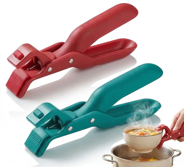 Main image of 2 Pcs Multi-Function Anti-Scald Bowl Clip,Hot Plate Gripper,Silicone Anti Hot Plate Holder,Anti Scald Bowl Holder Clip,Plate Gripper,Bowl Holder For Air Fryer, Food Steamer, Oven, Microwave,BowL