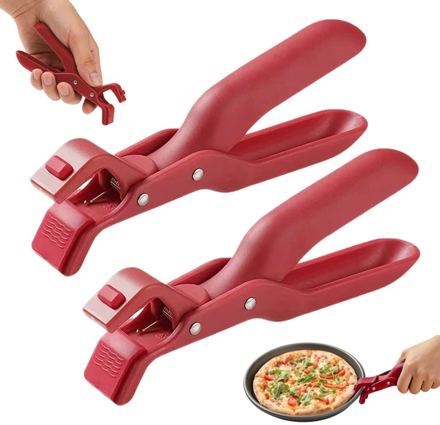 Main image of 2 Pcs Multi-Function Anti-Scald Bowl Clip,Hot Plate Gripper,Silicone Anti Hot Plate Holder,Anti Scald Bowl Holder Clip,Plate Gripper,Bowl Holder For Air Fryer, Food Steamer, Oven, Microwave(Red)