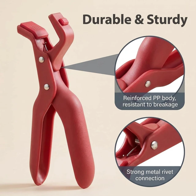 Alt view image 3 of 7 - 4PCS Multi-Function Silicone Anti-Scald Bowl Clips Non-Slip Hot Dish Gripper Tongs, Plate Clamp Holder for Kitchen, Cooking, Mixing, Pouring, and Serving