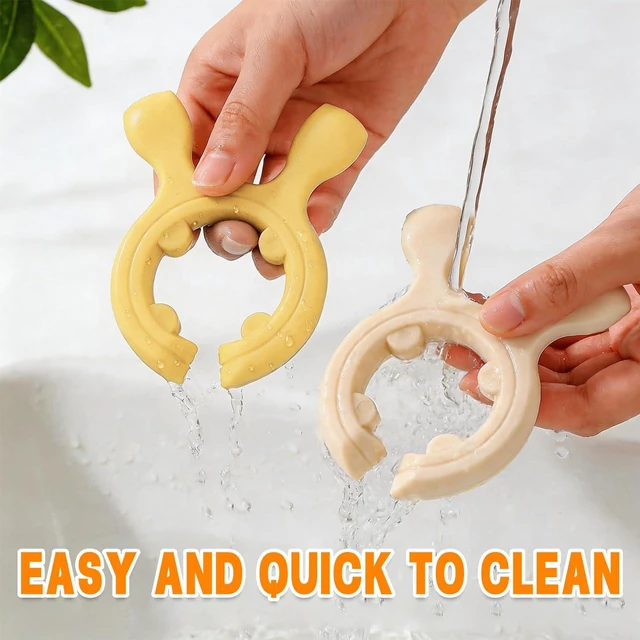 Alt view image 6 of 7 - Multifunction Silicone Pot Handle Spatula Rack,3 Pack Spatula Holder,Non-Slip Spoon Holder for Pot,Drip-Free Kitchen Gadgets,Steam Releaser,Utensil Anti Scalding Pot Clip for Cooking Accessories