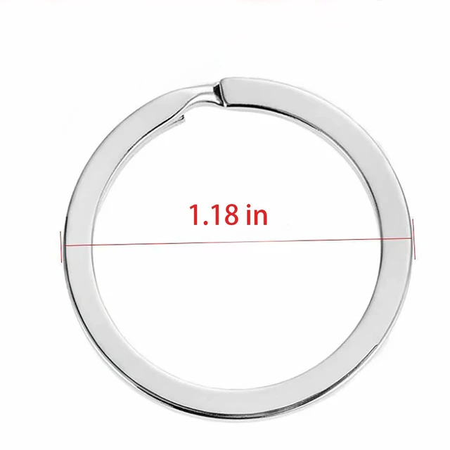 Alt view image 2 of 5 - 20Pcs Heavy Duty Key Ring Key Rings Bulk Split Key Ring Key Rings