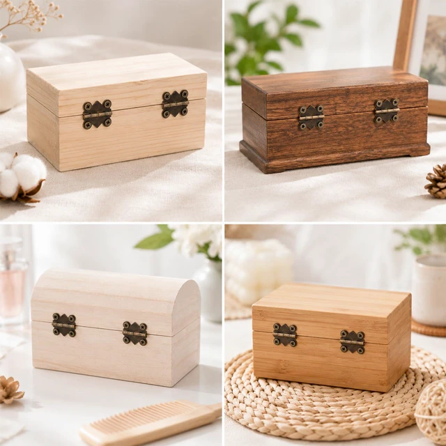 Alt view image 7 of 7 - 16 PCS Small Hinges for Wooden Box Antique Cabinet with Screws | Butterfly Retro Vintage Jewelry Box Hinges for Wooden Cabinet Crafts Jewelry Box Gift Box (20 X 17mm)