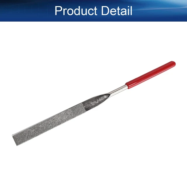 Alt view image 4 of 7 - 150 Grit 5mm x 180mm Flat Diamond Needle File Small Needle File For Metal Sanding Sanding Jewelers Hobby Wood And More 1pcs