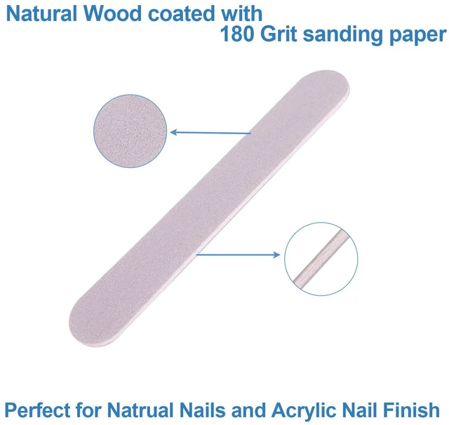 Alt view image 4 of 7 - Mini Nail Files Bulk (100 Pcs), Double Sided Emery Board Nail File for Nature Nails, Manicure Tool Set Disposable Colorful Nail File for Home Salon Use Travel Size Men Women Kids Wood Board
