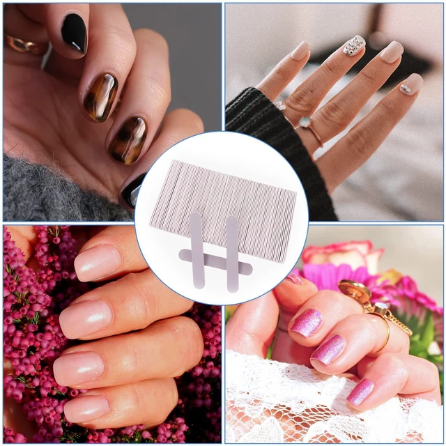 Alt view image 6 of 7 - Mini Nail Files Bulk (100 Pcs), Double Sided Emery Board Nail File for Nature Nails, Manicure Tool Set Disposable Colorful Nail File for Home Salon Use Travel Size Men Women Kids Wood Board