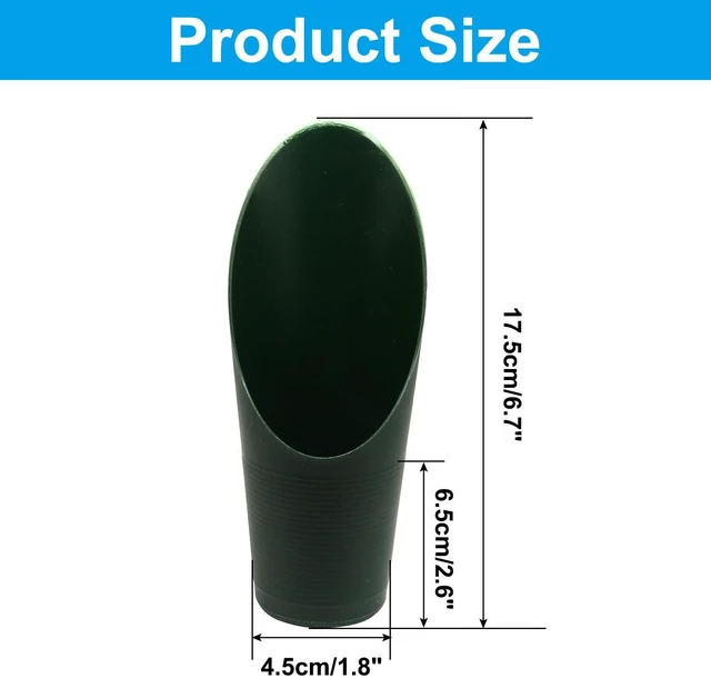 Alt view image 2 of 5 - Bonsai Soil Scoop Plastic Garden Shovel, Green, 1 Pcs, | Colorful Mini Potting Scoop, For Plant Succulent, Lightweight and Stable Design
