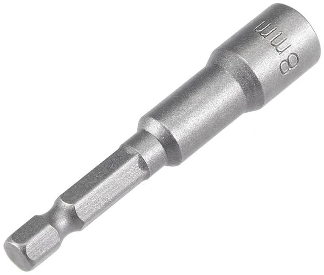 Alt view image 6 of 7 - Set of 3 Magnetic Socket 8mm, 1/4" Hex Shank Drill Adapter for Nut Driver, Power Drills and Impact Socket Adapter, 65mm Length