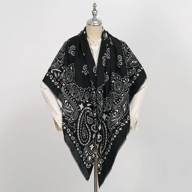 Alt view image 4 of 7 - Women Paisley Hair Square Scarf 35.5", Silk Like Satin Sleeping Bonnet Wrap Nightcap Bandanas Square Scarf Headwear