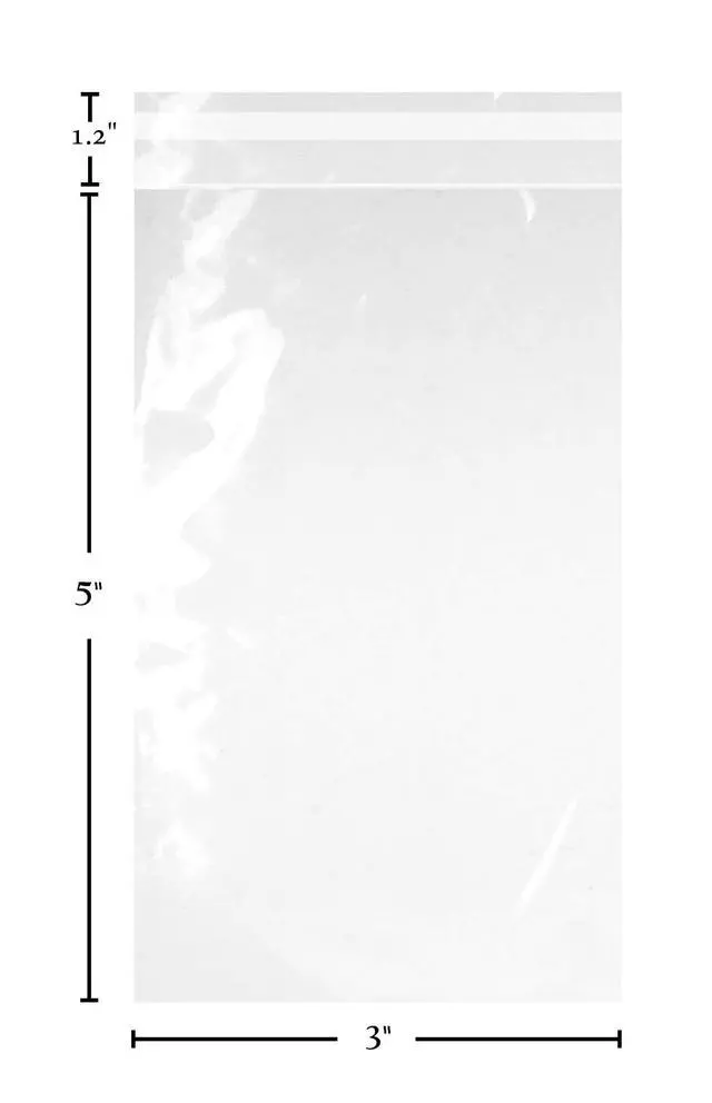 Alt view image 4 of 5 - Clear Self Sealing Cellophane Bags Cookie Bags For Packaging Gifts, Favors, Cookies, Photos and Products (3"x5")