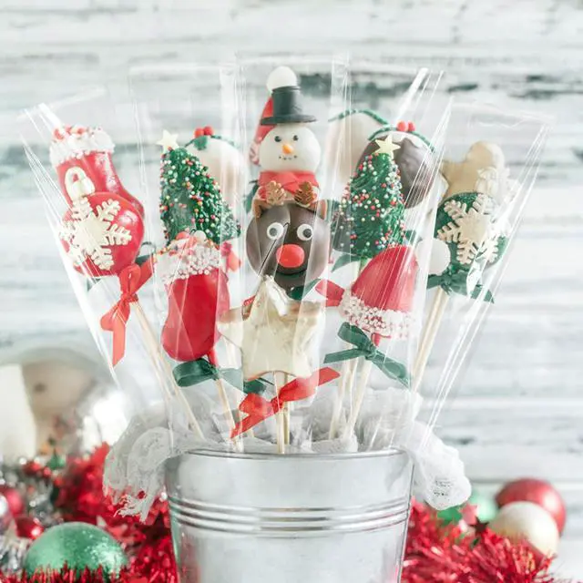 Alt view image 3 of 7 - Pretzel Rod Bags 2x10 Inches - 100pcs Clear Self Sealing Cellophane Bags, Resealable Cookie Bag Pretzels Individual Bag 2x10 Inches with Seal for Packaging ICY Candy Treat Popsicle Cookies
