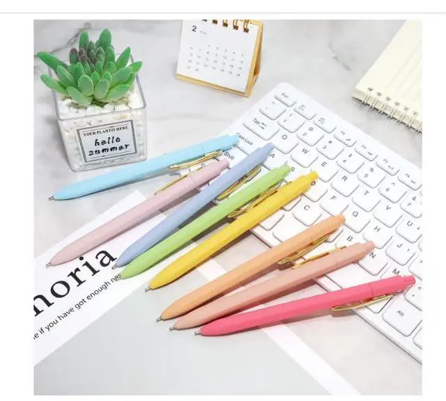 Alt view image 4 of 7 - Ballpoint Pens 8 Packs,0.7mm Black Ink Pens, Smooth Writing | Retractable Pen for Journaling Bible School Office Supplies,Gifts for Women