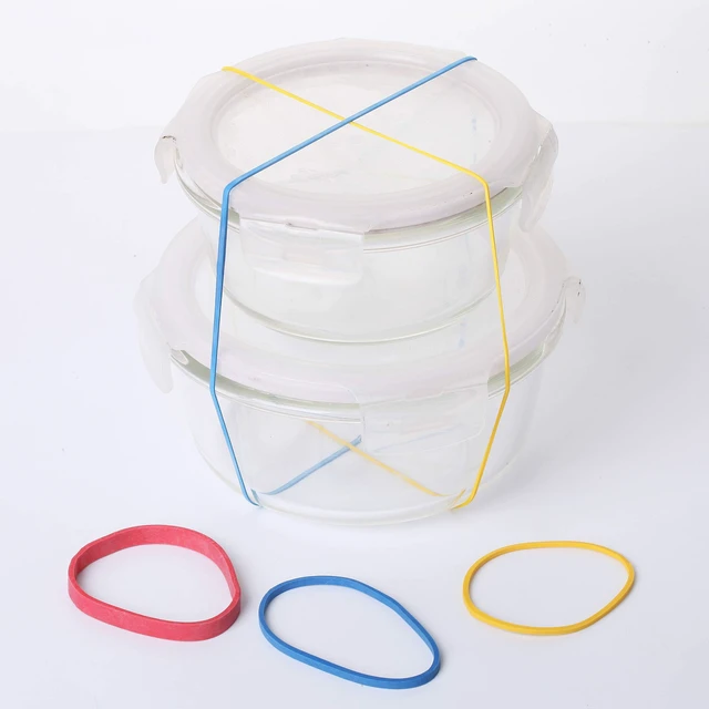 Alt view image 6 of 7 - Colorful Rubber Bands, 300gr, Assorted Size, Office Supplies | Assorted Colored, Elastics, Bulk