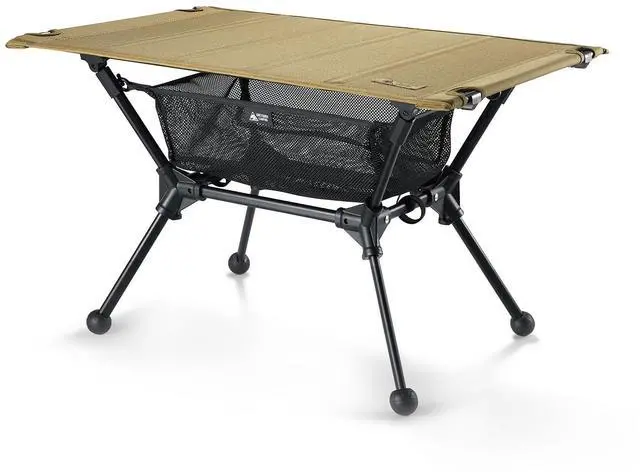 Main image of Camping Table, Lightweight Portable Folding Table with Mesh Storage Net, High/Low Options, Ideal for Camping, Hiking, Tailgating, Beach, Picnic, Travel, Backyard