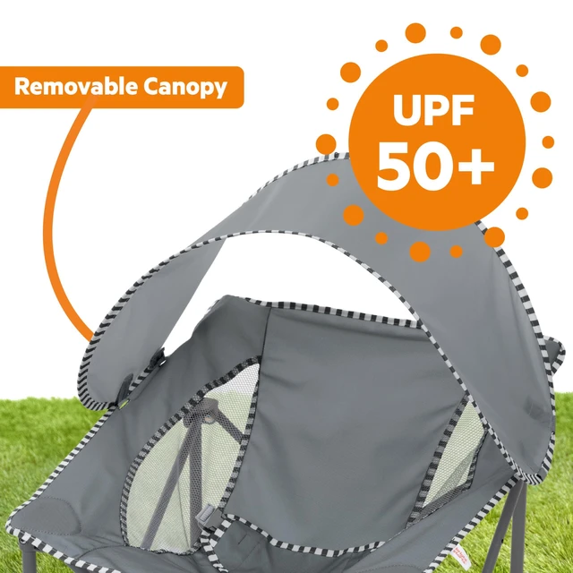 Alt view image 4 of 7 - Baby Chair, Portable Travel Seat, UPF 50+ Canopy