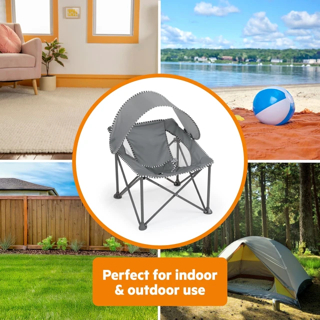 Alt view image 3 of 7 - Baby Chair, Portable Travel Seat, UPF 50+ Canopy