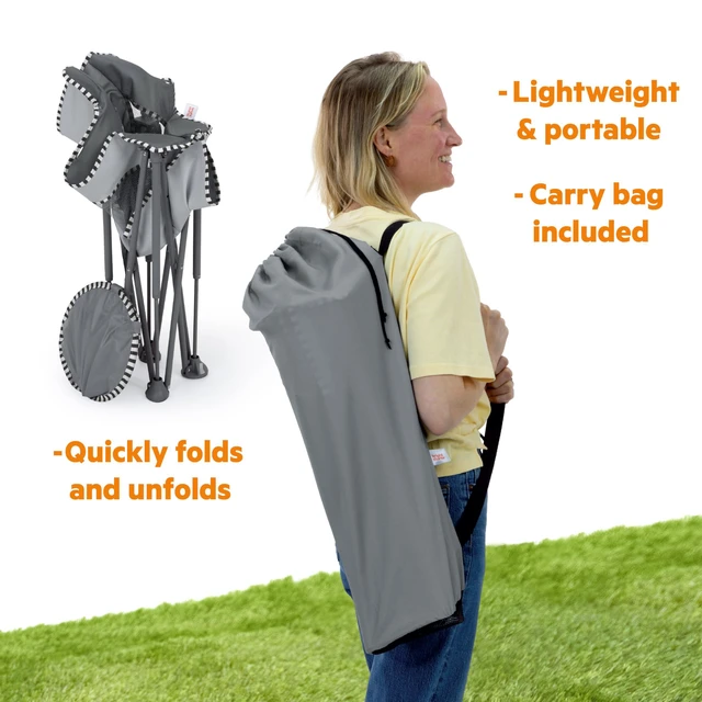 Alt view image 6 of 7 - Baby Chair, Portable Travel Seat, UPF 50+ Canopy