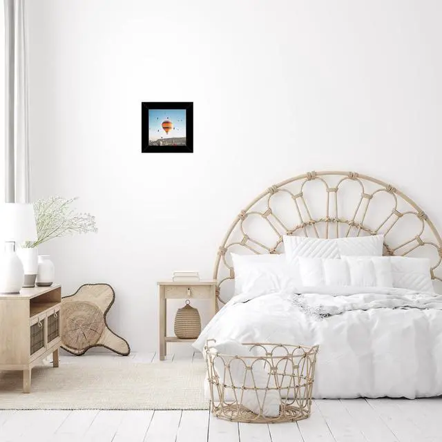 Alt view image 6 of 7 - 4x4 Picture Frame Black for Wall Hanging or Tabletop, Wall Mounting Horizontally or Vertically, 4 x 4 Wall Gallery Poster Photo Frame with Shatter Resistant Plexiglass, Black