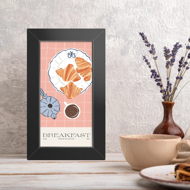 Alt view image 5 of 7 - 3x5 Picture Frame for Wall Display, 3x5 Black Picture Frame with HD Plexiglas, 3 x 5 Frame 1 Pack, Display Frame for Vertical or Horizontal, Classic Collection