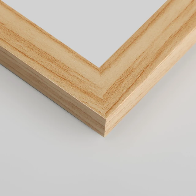 Alt view image 7 of 7 - 5x7 Picture Frame Natural Woodgrain, 5 by 7 Thin Photo Frame for Wall Tabletop Display, Single