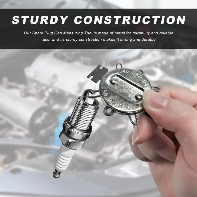 Alt view image 4 of 6 - BWBWND 2PCS Spark Plug Gap Gauge Tool, 6 Wire Spark Plug Gap Measuring Tool Metric Standard Inches Gapper, Automotive SAE/Metric Gap Gauge for Accurate Plugs Measurement & Adjustment