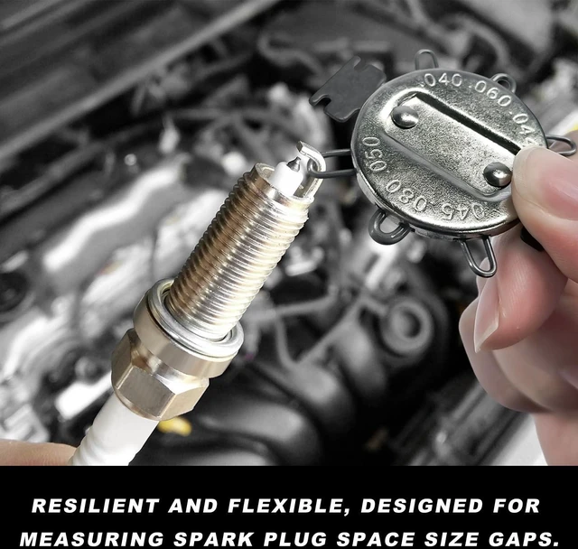 Alt view image 5 of 6 - BWBWND 2PCS Spark Plug Gap Gauge Tool, 6 Wire Spark Plug Gap Measuring Tool Metric Standard Inches Gapper, Automotive SAE/Metric Gap Gauge for Accurate Plugs Measurement & Adjustment