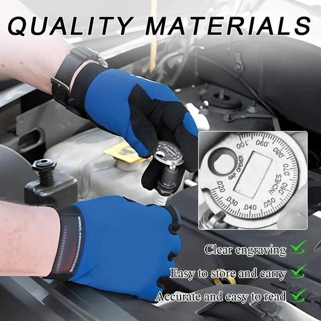 Alt view image 4 of 6 - DXNQ 2 PCS Spark Plug Measuring Tool, Zinc Alloy Measuring Wire Spark Plug Gap Gauge Tool Scaled from 0.020" to 0.100", Portable Spark Plug Adjustment Tool, Gap Measuring Tool Car Accessories
