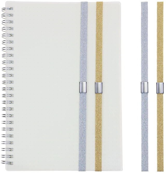 Main image of Mini Skater Elastic Planner Bands Book Page Markers for Hardcover Journal Notebook Book Lovers- Stretchy Closure Reading Straps to Holds Planner Closed, Fit Notebooks from 8" to 11 in Height, Pack of
