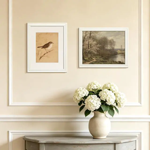 Alt view image 7 of 7 - 8.5 by 11 Picture Frame, Vintage Frames Decor, 1Pack White | Fit 6x8 and 8.5x11 Photo, Wall or Tabletop Display, Antique-style Decoration, Rustic Farmhouse Decor, For Weddings