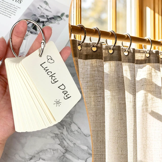 Alt view image 7 of 7 - 2 Inch (15 Pack) Loose Leaf Binder Book Rings, with Metal Nickel Plated for Key,and Index Cards, for School, Home, or Office, Silver