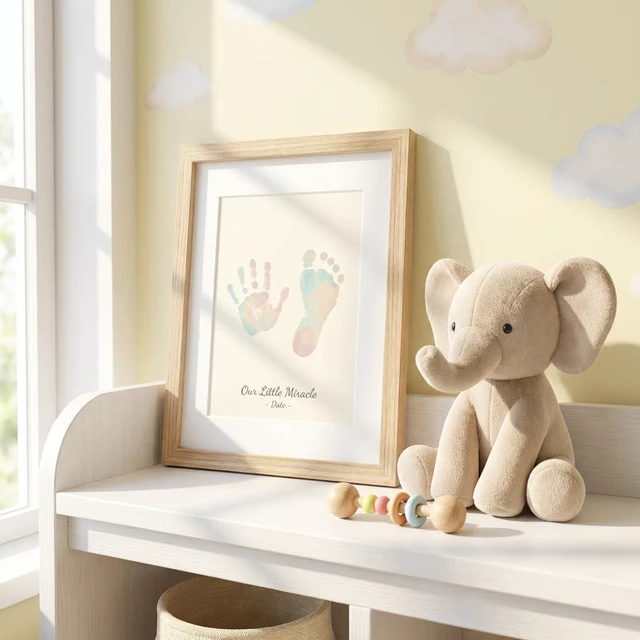 Alt view image 3 of 7 - Luxdart 8x10 Picture Frame - Solid Wood Picture Frames with HD Plexiglass, Oak Wood 8x10 Photo Frames Matted to Displays 5x7, Oak Wood Frame for Wall mounting - 1 Pack