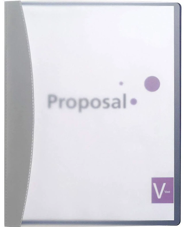 Main image of Hidden Swing Clip Report Cover, Letter Size, Blue (W21537)