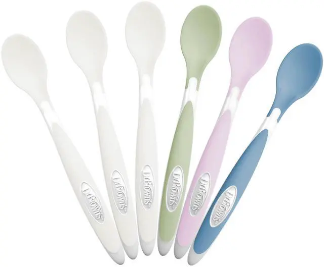 Main image of Designed to Nourish Soft-Tip Toddler Feeding Spoons, 6-Pack