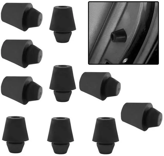 Main image of ZIMISI Car Door Bumper Shock Absorbers, 0.7" x 0.5" Rubber Door Slam Stopper, Front Rear Door Shock Absorber Soundproof Protector Buffer Pads, Car Bumper Protection Accessories for Most Cars (10PCS)