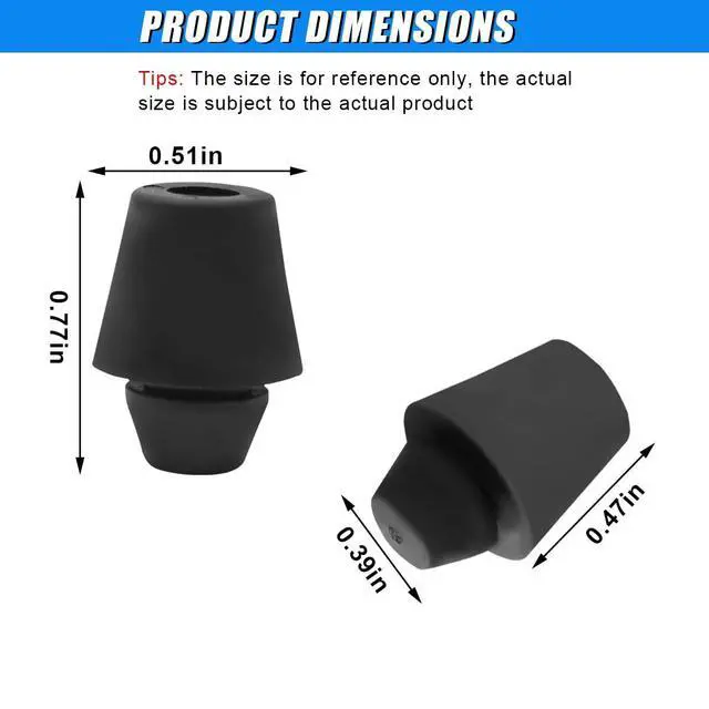 Alt view image 2 of 6 - ZIMISI Car Door Bumper Shock Absorbers, 0.7" x 0.5" Rubber Door Slam Stopper, Front Rear Door Shock Absorber Soundproof Protector Buffer Pads, Car Bumper Protection Accessories for Most Cars (10PCS)