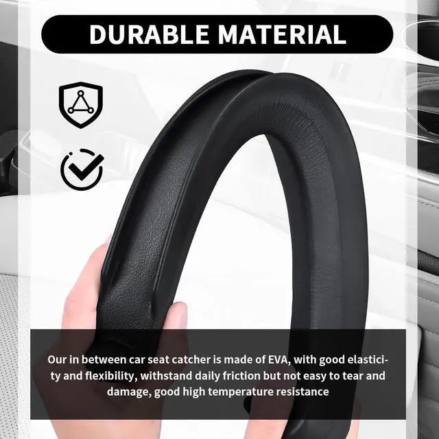 Alt view image 6 of 7 - Turcee 2PCS Car Seat Gap Filler Organizer with Storage Slot & Hook,Car Seat Gap Filler Strip for Filling Gaps,Universal & Double-Sided Use Cars Seats Gaps Plug Cars Interior Accessories