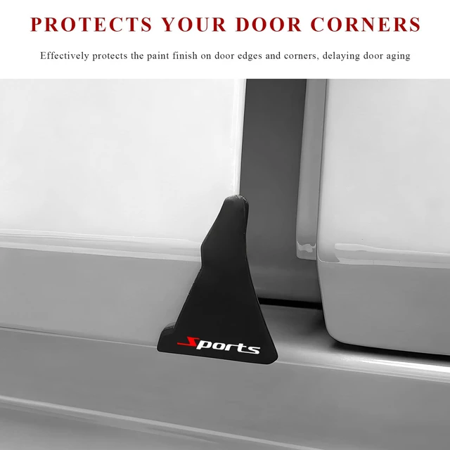Alt view image 5 of 6 - VCYOPN 2 PCS Car Door Protector, Anti-Collision Sports Auto Front Door Corner Protector Sticker, Waterproof Scratch Guard Door Corner Decorations for Most Cars SUVs Trucks