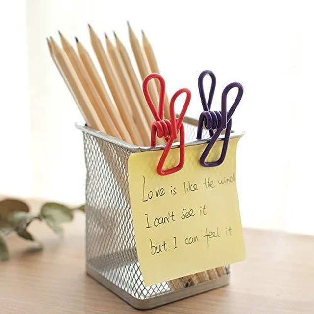 Alt view image 6 of 6 - JDYYICZ Clips,10 PCS Assorted Clips Utility - PVC 2Inch,Clip for Laundry Hanging,Chips Bag,Paper,Multipurpose Pins, Polychrome