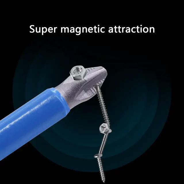 Alt view image 4 of 7 - Magnetic PH2 Drill Bits Set, Anti Slip Screw Extractor and Magnetic Screwdriver Bit Set, Hand Tool 7Pcs, Cross Single and Double Head Bits, Electric Screw Nozzle Taper Corrector (1 kit)