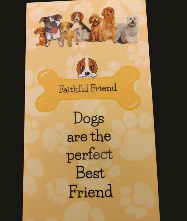 Alt view image 4 of 6 - Doberman Magnet Fridge Decoration with Faithful Friends Dog Keepsake Card