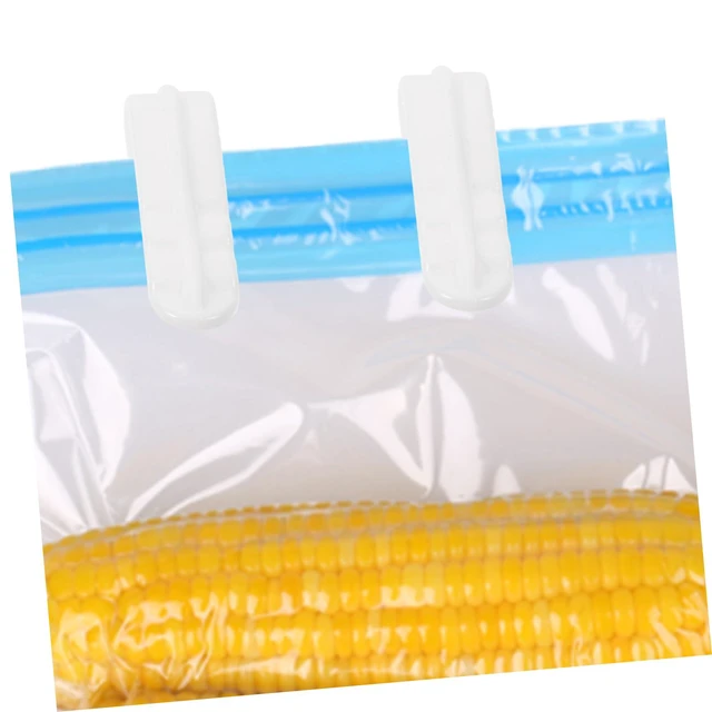 Alt view image 6 of 7 - CHILDWEET Vacuum Bag Sealing Clips 5 Pack Reusable Zipper Sealer for Storage Vacuum Bags Clothes Storage Bedding Travel Packing Food Preservation Easy Open Close Compression Clips