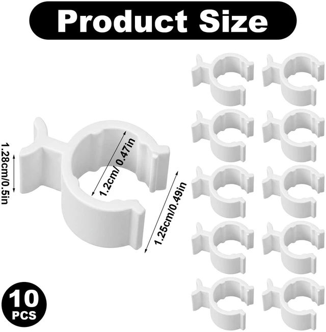 Alt view image 2 of 7 - 10Pcs Leakproof Pump Lock Clip, Plastic Pump Bottle Travel Lock Clip for Shampoo Lotion Cleansing Oil Bottles Travel Friendly Leak Locks Clamp for Makeup