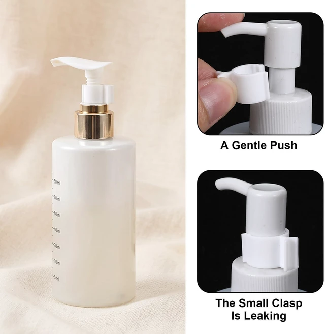 Alt view image 5 of 7 - 10Pcs Leakproof Pump Lock Clip, Plastic Pump Bottle Travel Lock Clip for Shampoo Lotion Cleansing Oil Bottles Travel Friendly Leak Locks Clamp for Makeup