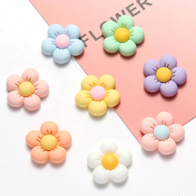 Alt view image 2 of 6 - 3D Flower Fridge Magnets Cute Floral Refrigerator Magnets Set for Kitchen Office Locker Whiteboard Strong Magnetic Decorative Home Decor