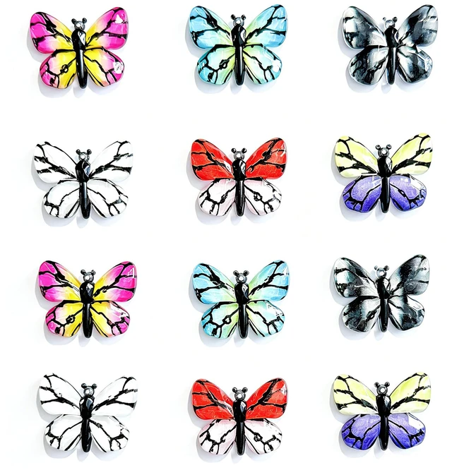 Main image of Tandarui Butterfly Magnets Refrigerator for Whiteboard,Small Cute Magnets | 12Pcs Strong Fridge Magnets Cute for Loker,Kitchen,Office, Classroom,Home Decor, Ideal Holiday Birthday Gift for Friends